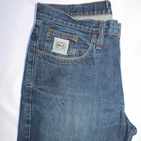 Cinch Jeans Men's 31x32 Silver Label Slim Fit Straight Leg Medium Wash Cowboy - Picture 2 of 15